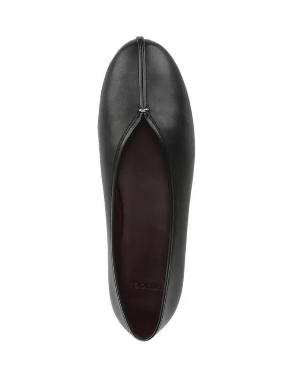 330$ Vince Ori Leather Ballerina Flats Ballet Women's Size 10 US / 40 EU Black - Picture 3 of 3